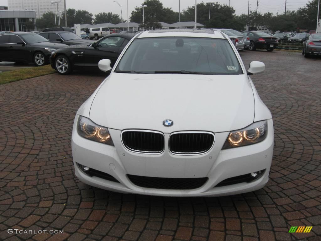 2009 3 Series 328i Sedan - Alpine White / Saddle Brown Dakota Leather photo #2