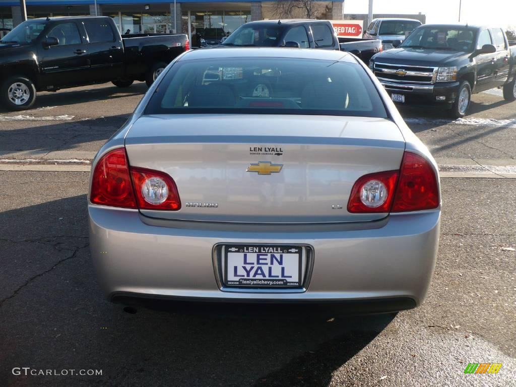 2008 Malibu LS Sedan - Silverstone Metallic / Titanium Gray photo #5