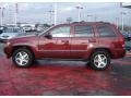 2007 Red Rock Crystal Pearl Jeep Grand Cherokee Laredo 4x4  photo #2