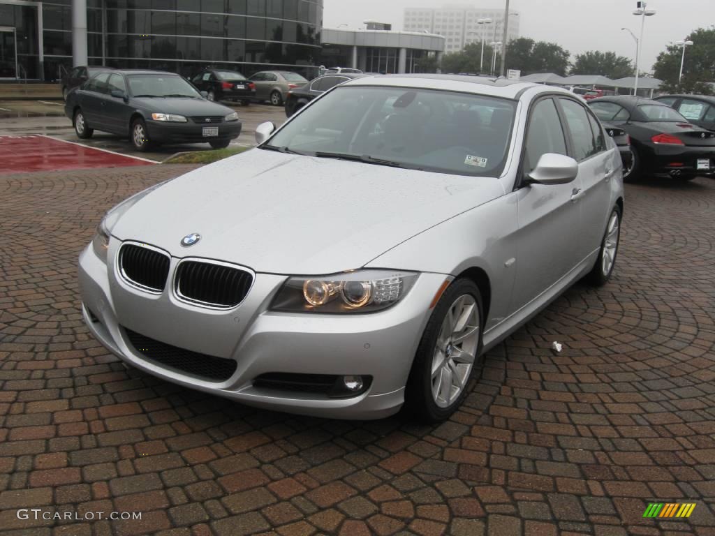 2009 3 Series 328i Sedan - Titanium Silver Metallic / Black photo #3