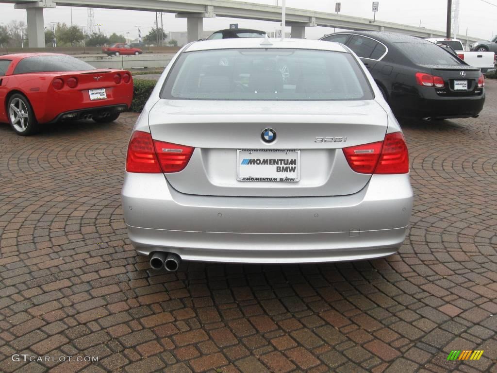 2009 3 Series 328i Sedan - Titanium Silver Metallic / Black photo #6