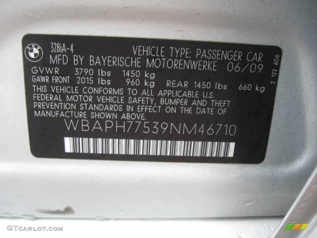 2009 3 Series 328i Sedan - Titanium Silver Metallic / Black photo #14