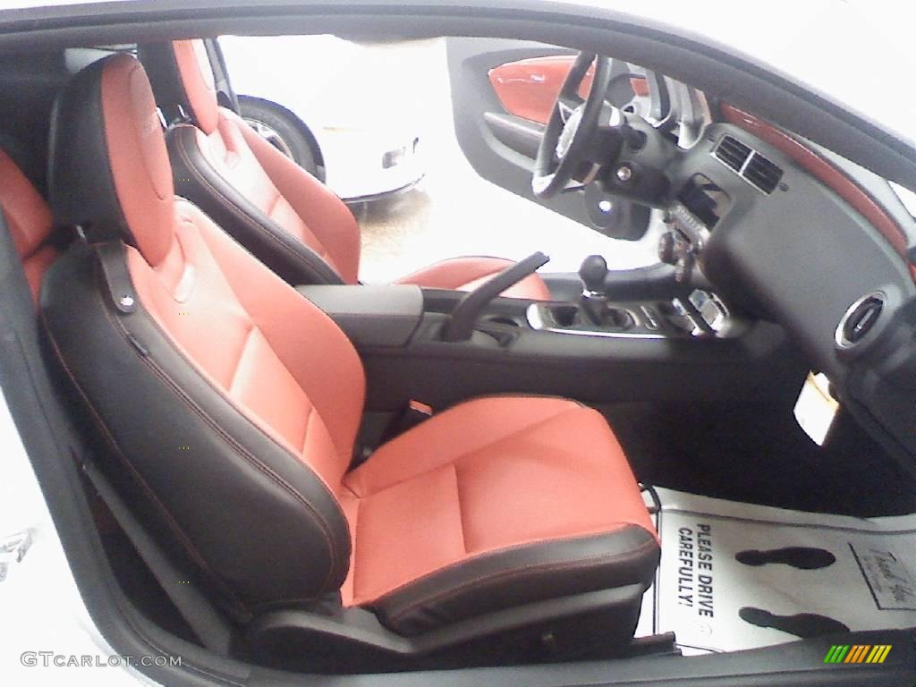 2010 Camaro SS/RS Coupe - Summit White / Black/Inferno Orange photo #7