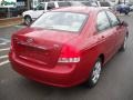 2009 Spicy Red Metallic Kia Spectra EX Sedan  photo #3