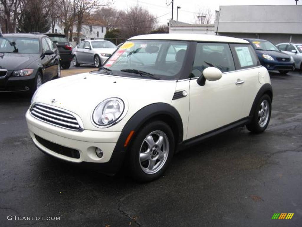 2007 Cooper Hardtop - Pepper White / Grey/Carbon Black photo #1