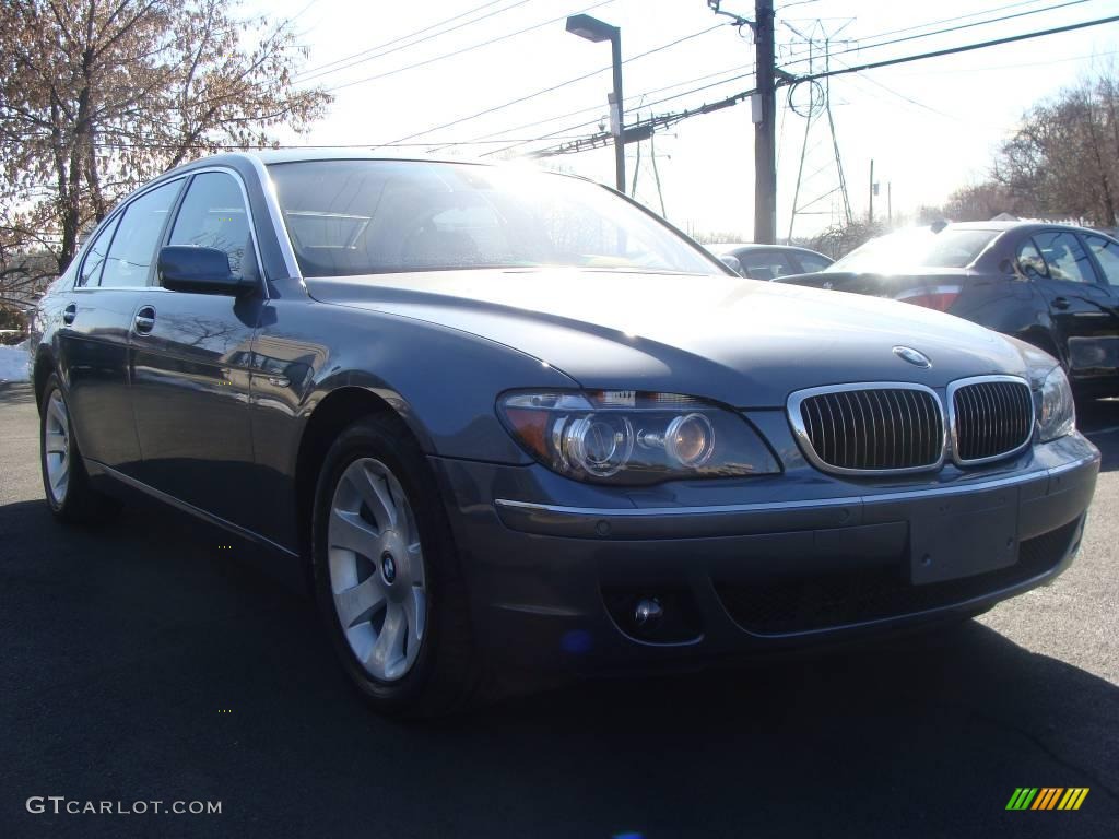 2006 7 Series 750Li Sedan - Michigan Blue Metallic / Dark Beige/Beige III photo #3