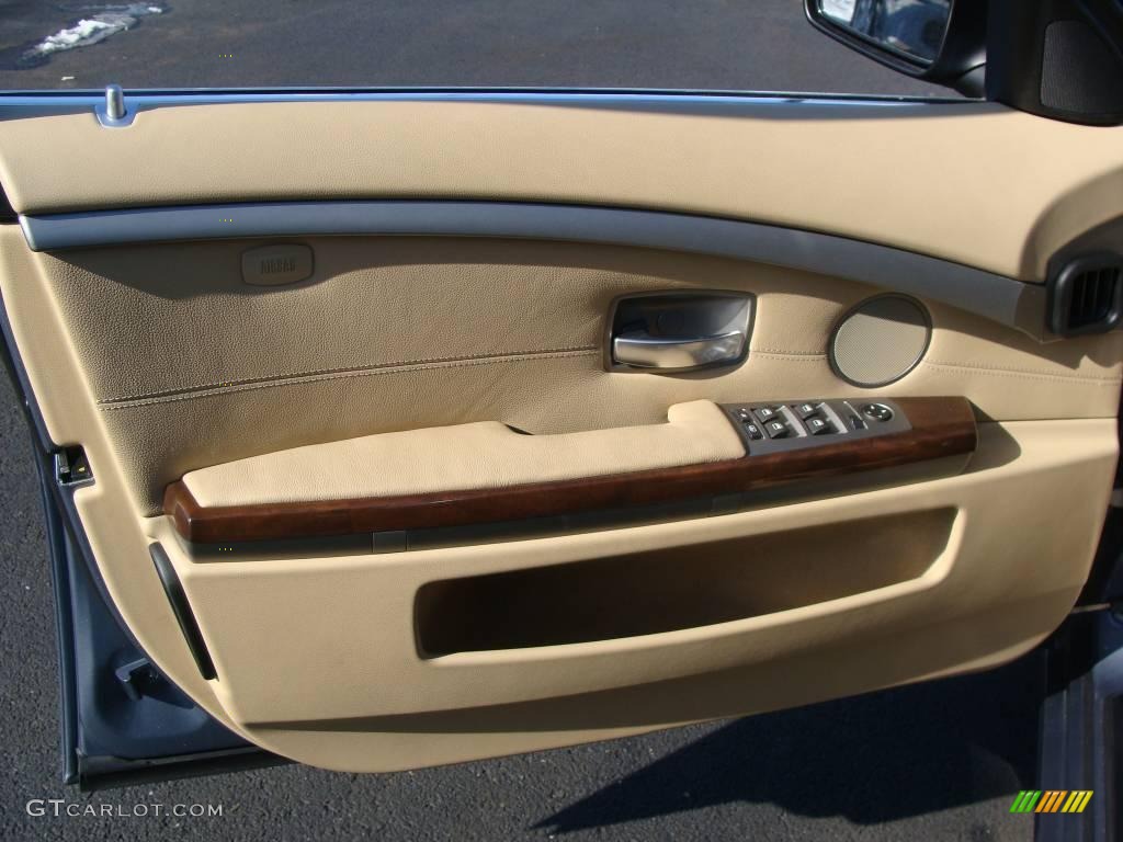 2006 7 Series 750Li Sedan - Michigan Blue Metallic / Dark Beige/Beige III photo #6