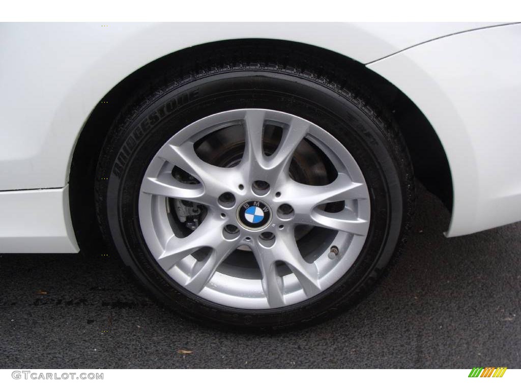 2008 1 Series 128i Convertible - Alpine White / Taupe photo #10