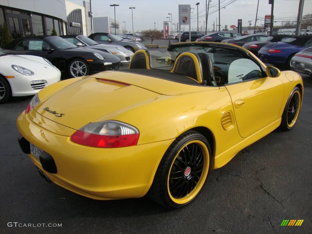 2003 Boxster S - Speed Yellow / Black photo #7
