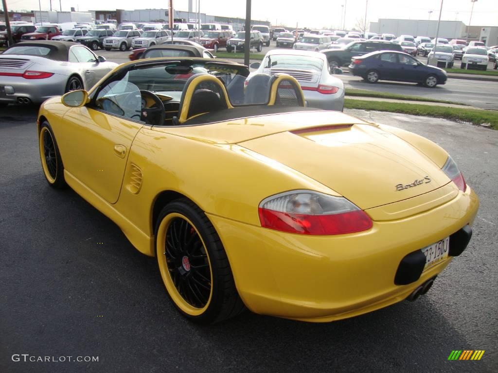 2003 Boxster S - Speed Yellow / Black photo #9