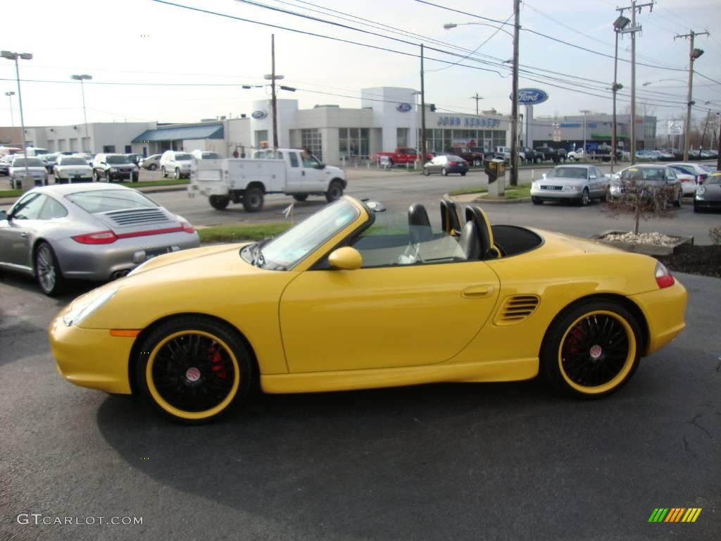 2003 Boxster S - Speed Yellow / Black photo #10