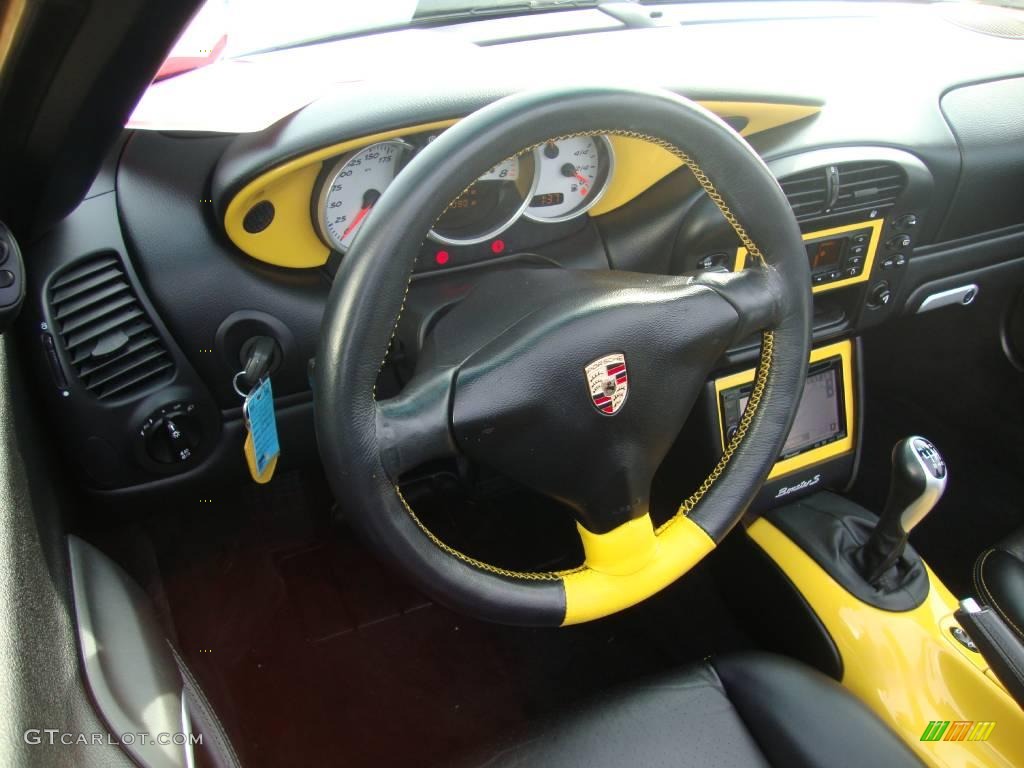 2003 Boxster S - Speed Yellow / Black photo #11