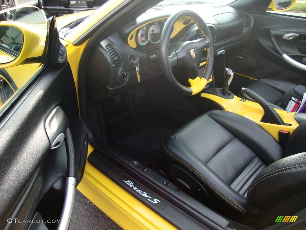 2003 Boxster S - Speed Yellow / Black photo #12
