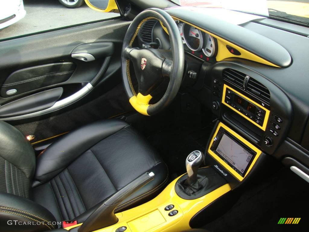 2003 Boxster S - Speed Yellow / Black photo #17