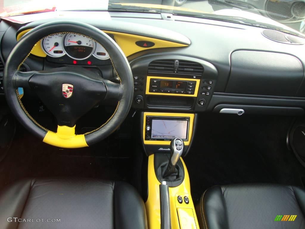 2003 Boxster S - Speed Yellow / Black photo #26