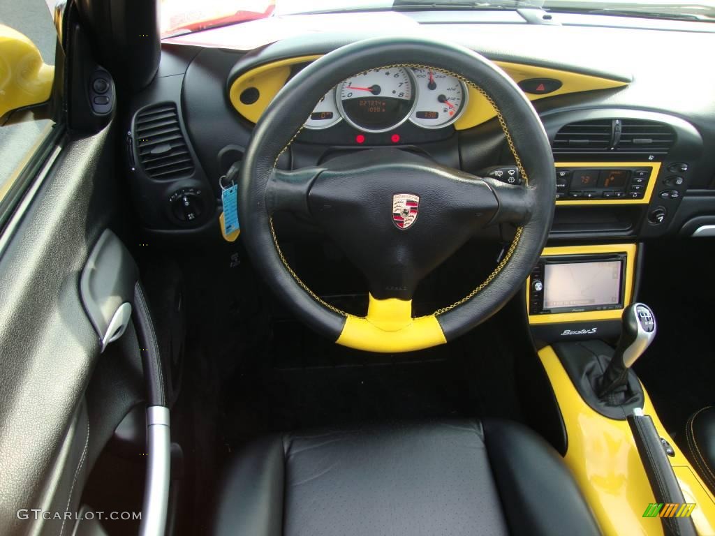 2003 Boxster S - Speed Yellow / Black photo #27