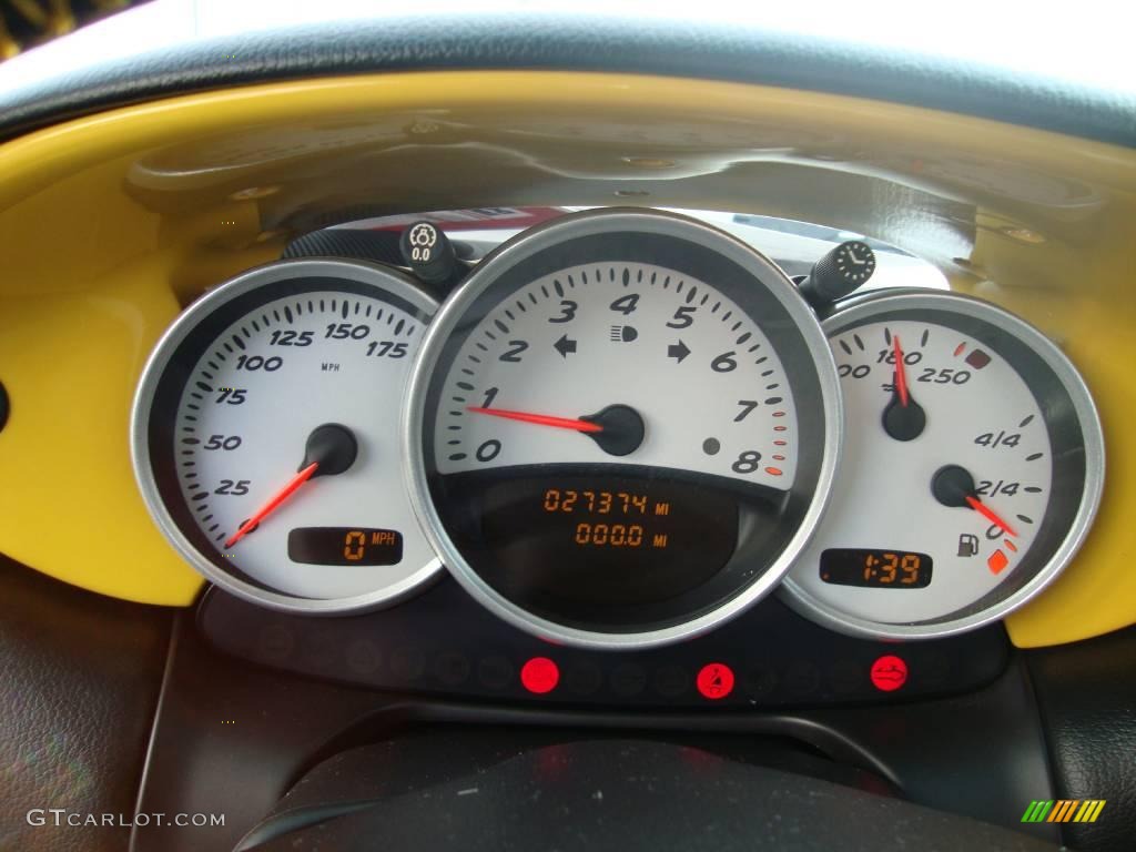 2003 Boxster S - Speed Yellow / Black photo #32