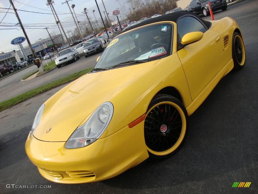 2003 Boxster S - Speed Yellow / Black photo #34