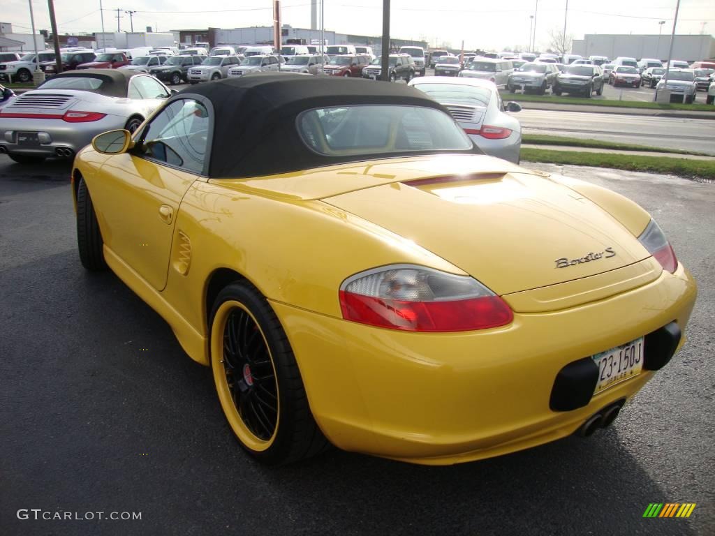 2003 Boxster S - Speed Yellow / Black photo #35