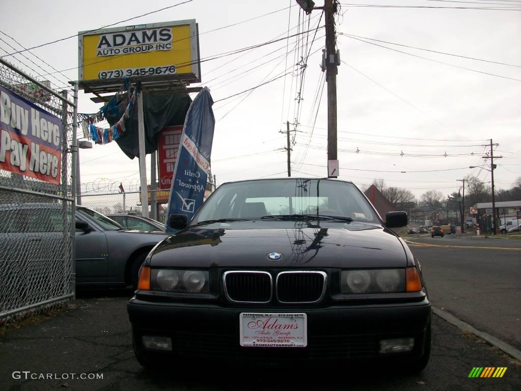 1997 3 Series 328i Sedan - Jet Black / Black photo #3