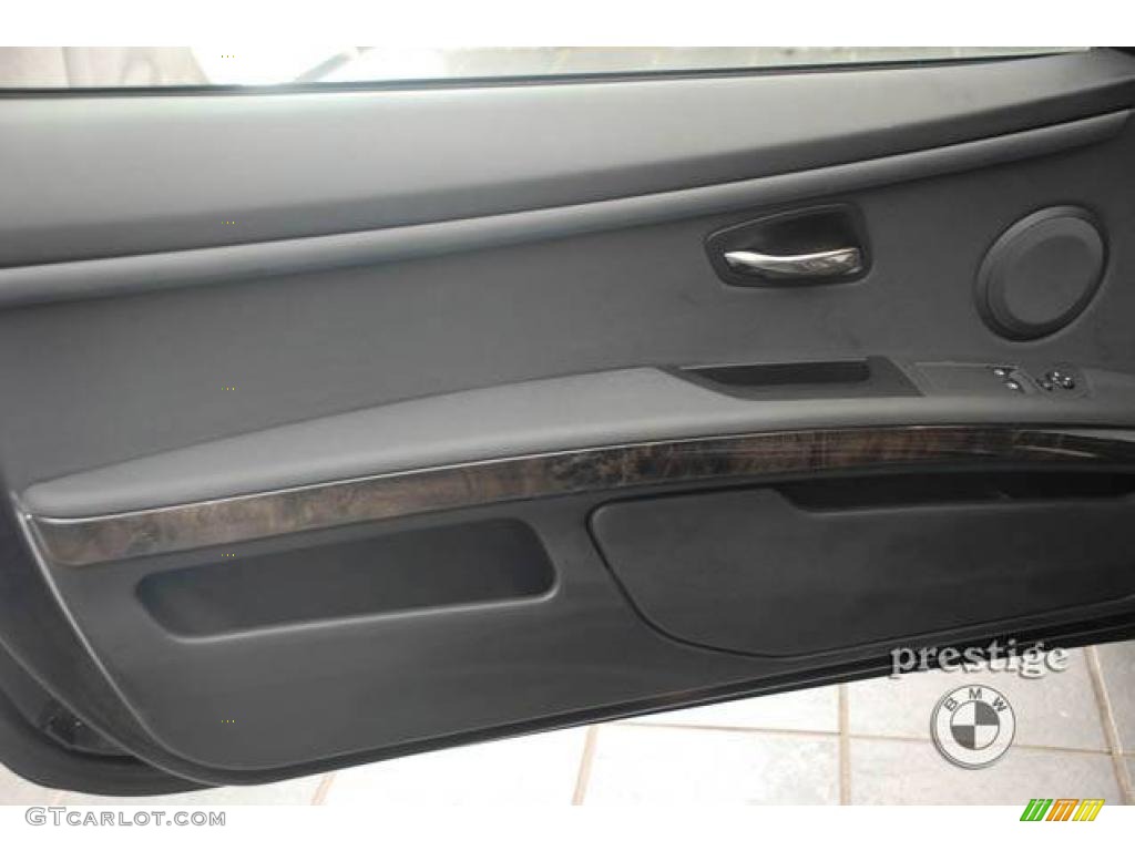 2008 3 Series 335i Coupe - Jet Black / Black photo #13