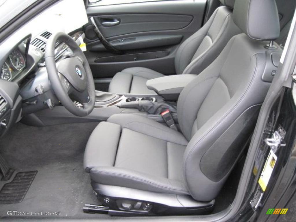 2009 1 Series 135i Coupe - Jet Black / Black photo #3