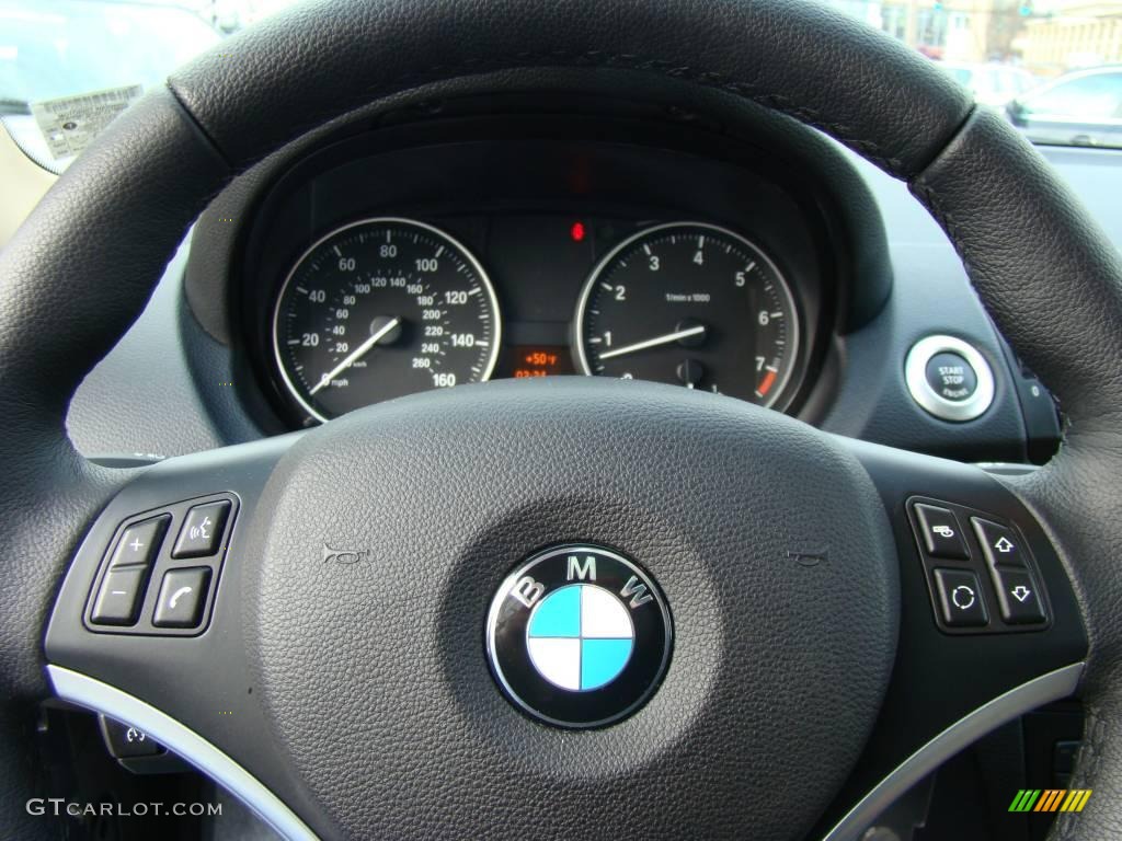 2009 1 Series 128i Coupe - Monaco Blue Metallic / Savanna Beige/Black Boston Leather photo #11