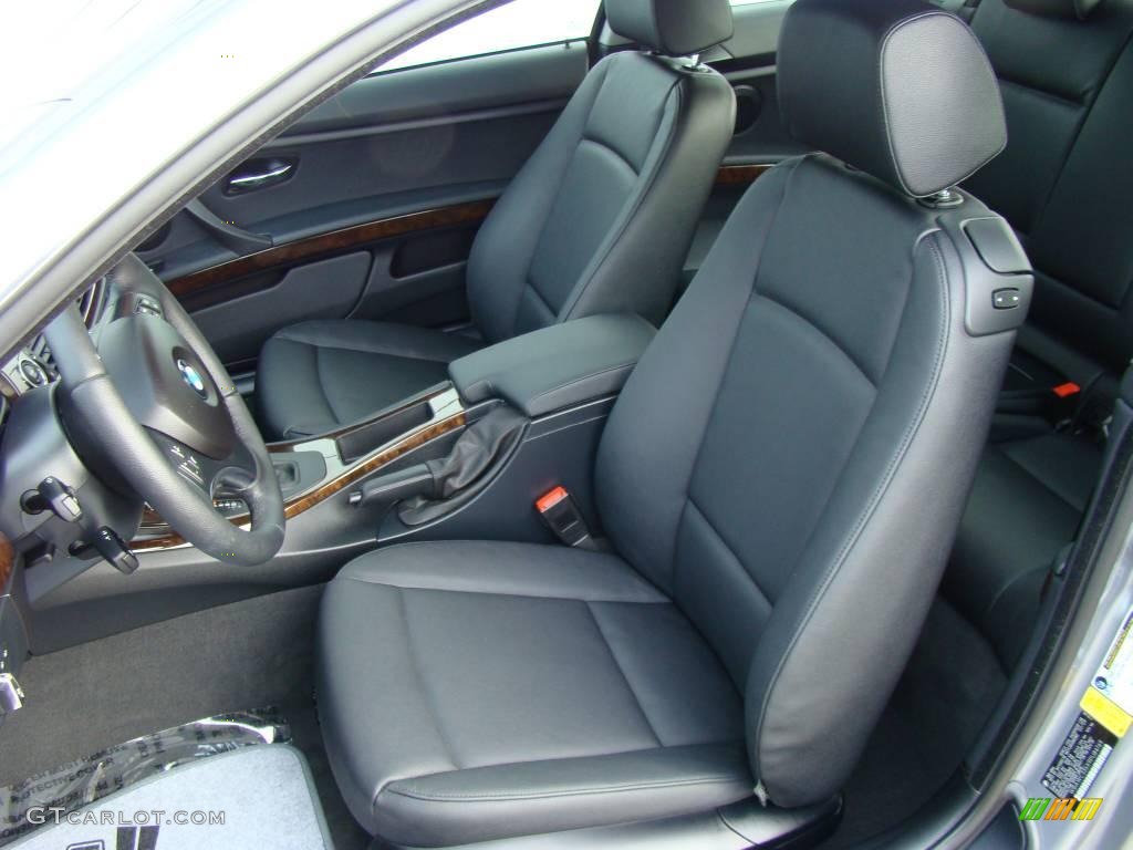 2009 3 Series 328xi Coupe - Space Grey Metallic / Black photo #7