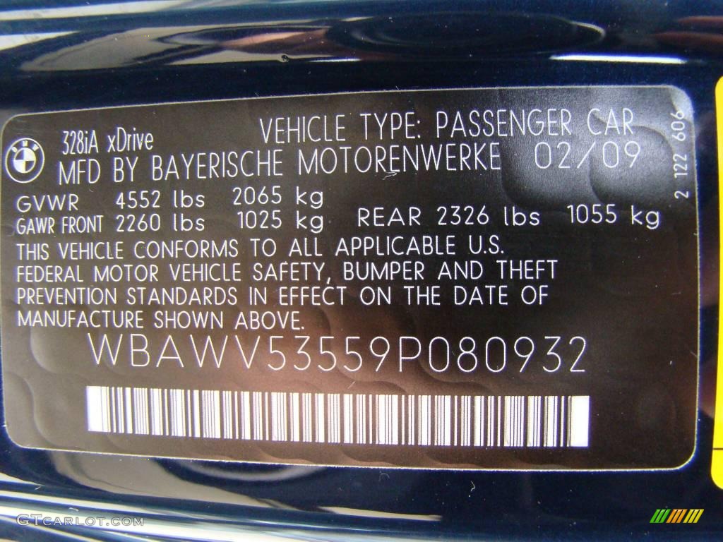2009 3 Series 328xi Coupe - Monaco Blue Metallic / Cream Beige Dakota Leather photo #15