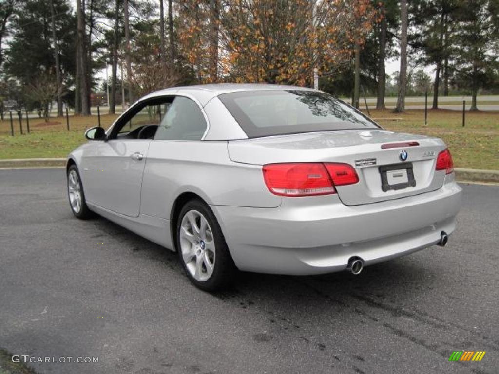2009 3 Series 335i Convertible - Titanium Silver Metallic / Black photo #2