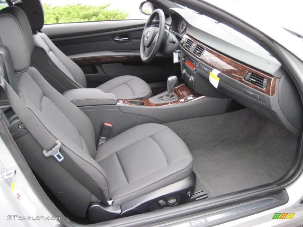 2009 3 Series 335i Convertible - Titanium Silver Metallic / Black photo #10