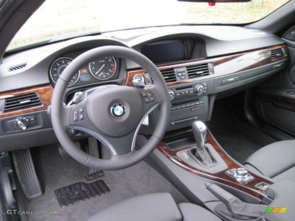 2009 3 Series 335i Convertible - Black Sapphire Metallic / Black photo #4
