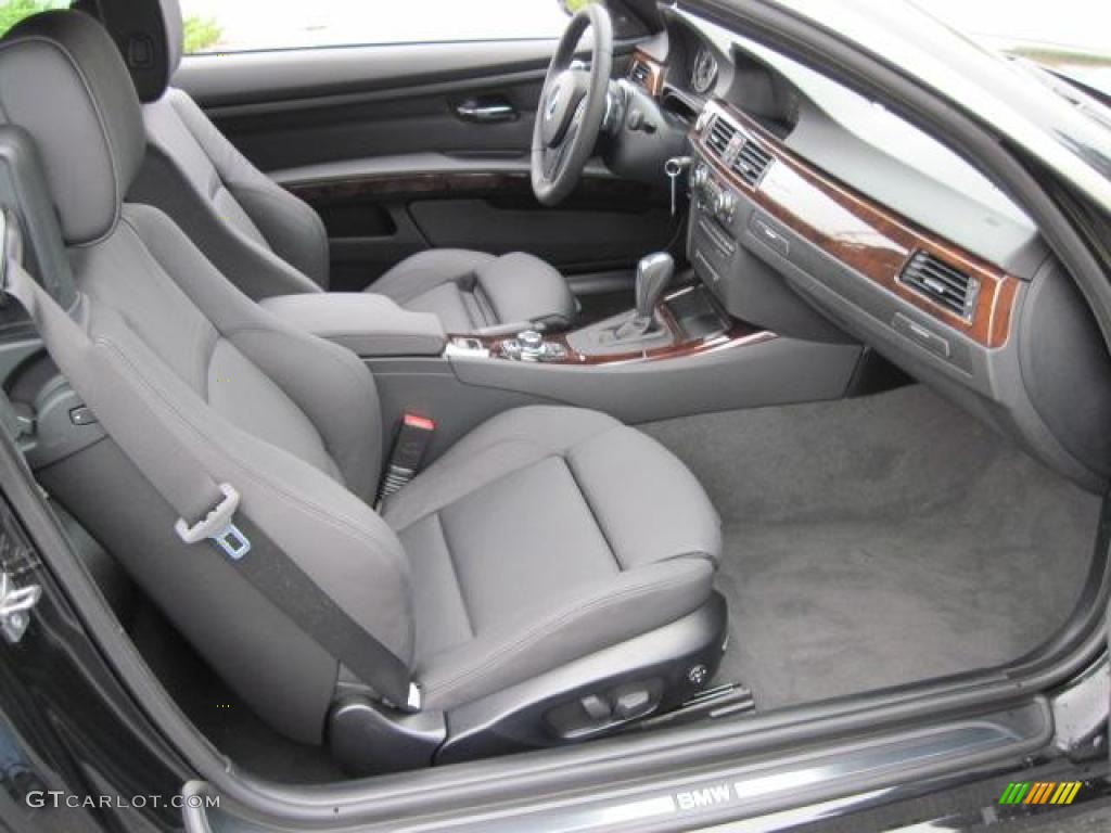 2009 3 Series 335i Convertible - Black Sapphire Metallic / Black photo #11