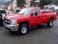 Victory Red 2010 Chevrolet Silverado 3500HD Work Truck Regular Cab 4x4
