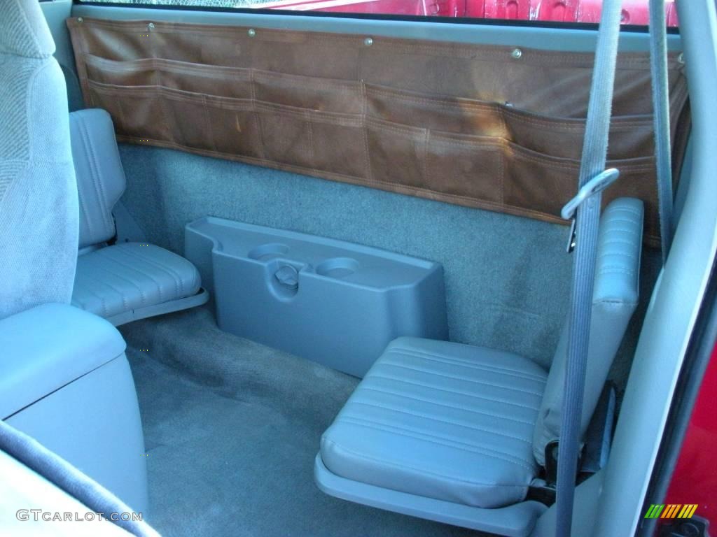 1996 Chevrolet S10 LS Extended Cab Rear Seat Photo #23468963