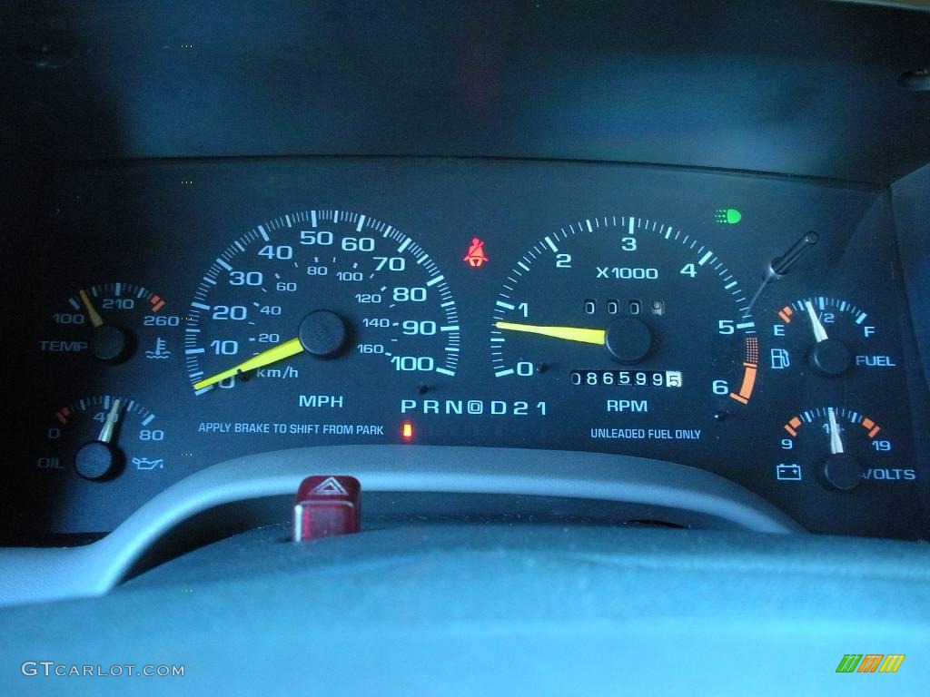 1996 Chevrolet S10 LS Extended Cab Gauges Photo #23469008