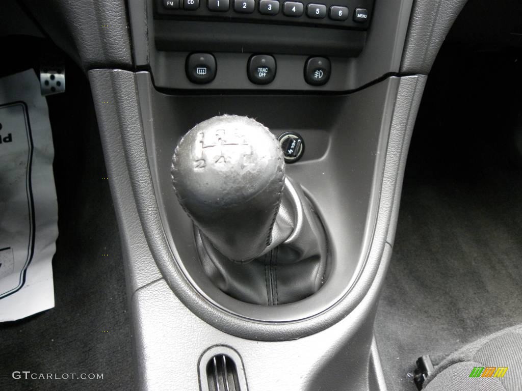 2001 Mustang GT Coupe - Mineral Grey Metallic / Dark Charcoal photo #16