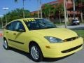 2003 Screaming Yellow Ford Focus ZX5 Hatchback  photo #1