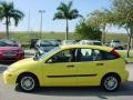 2003 Screaming Yellow Ford Focus ZX5 Hatchback  photo #6