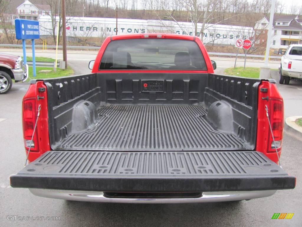 2003 Ram 1500 ST Regular Cab - Flame Red / Taupe photo #6