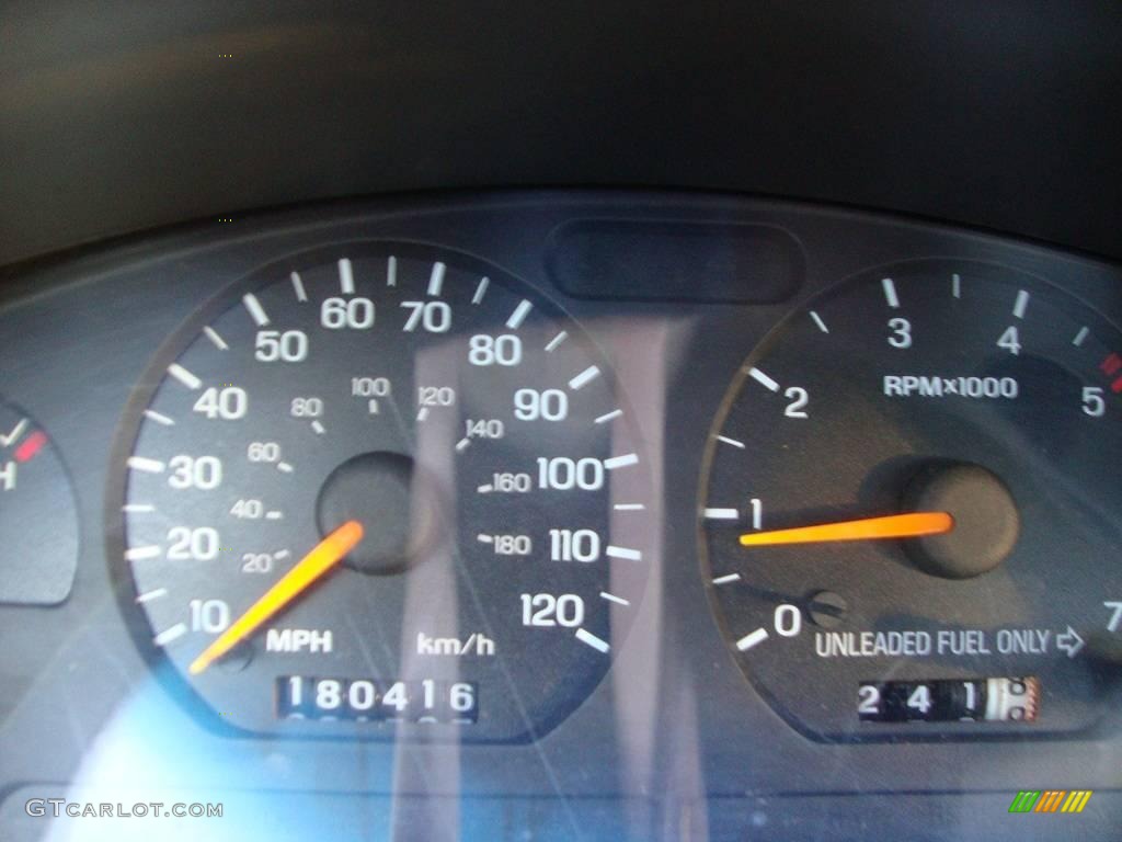 1997 Mustang V6 Coupe - Black / Saddle photo #7