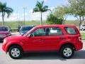 2009 Torch Red Ford Escape XLS  photo #7