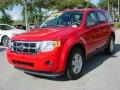 2009 Torch Red Ford Escape XLS  photo #8