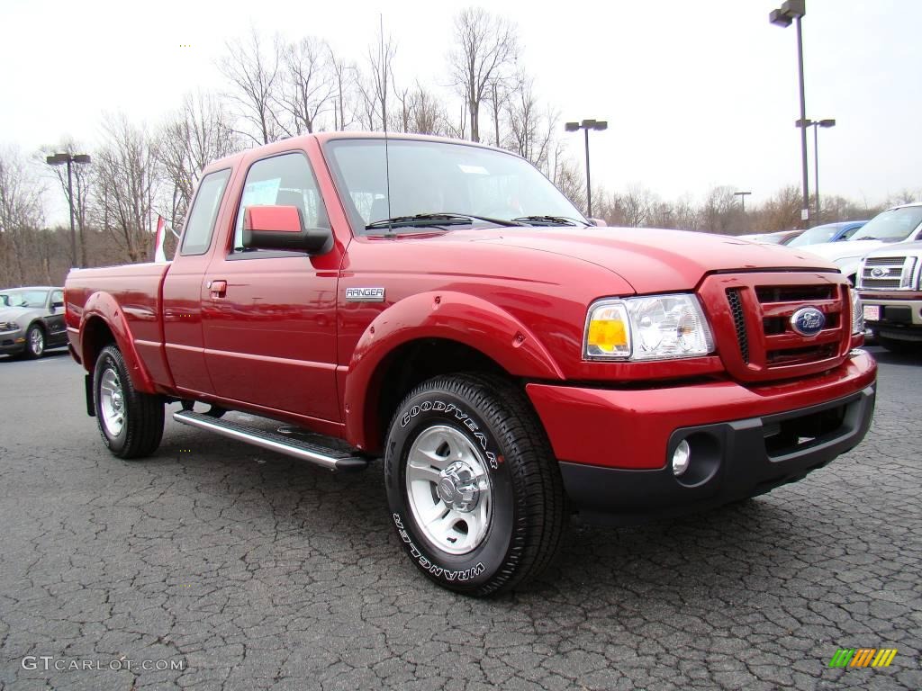 Redfire Metallic Ford Ranger