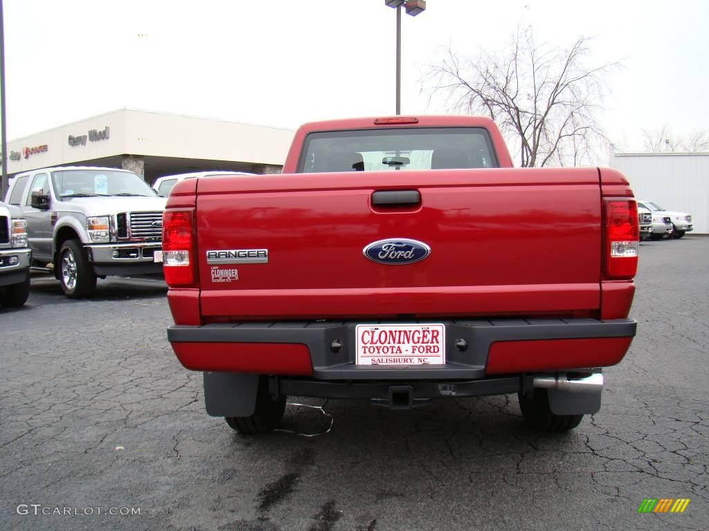 2010 Ranger Sport SuperCab - Redfire Metallic / Medium Dark Flint photo #4