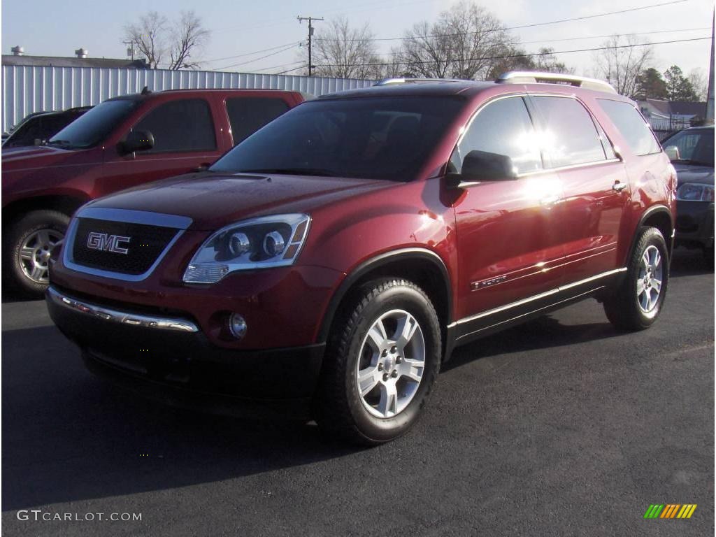 2007 Acadia SLE - Red Jewel Tintcoat / Ebony photo #1