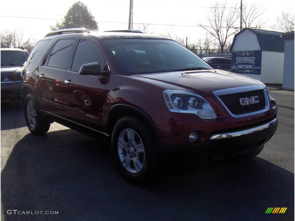 2007 Acadia SLE - Red Jewel Tintcoat / Ebony photo #4