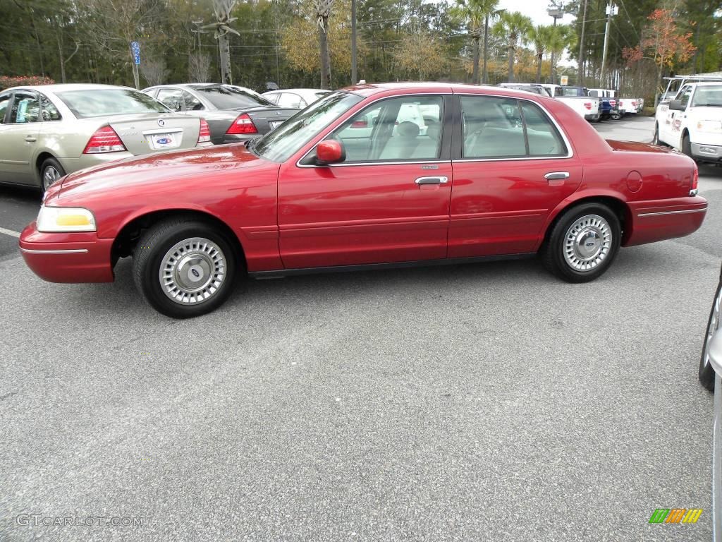 1999 Crown Victoria  - Toreador Red Metallic / Light Graphite photo #2