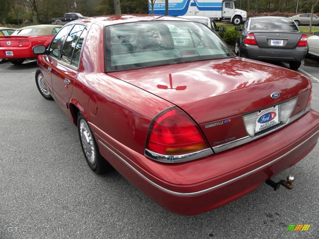 1999 Crown Victoria  - Toreador Red Metallic / Light Graphite photo #16