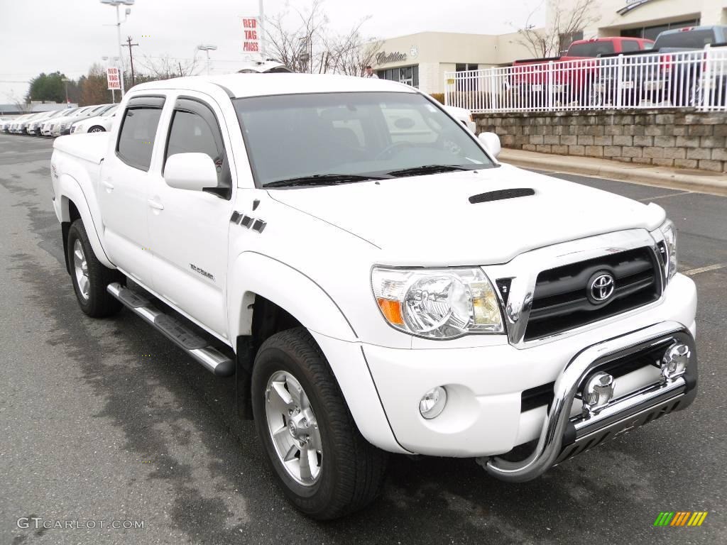 Super White Toyota Tacoma